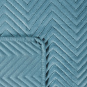Gesteppte Tagesdecke SOFIA blau 220x240 cm