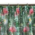 Vorhang BOTANIC grün+B 140X250 cm kräuselband
