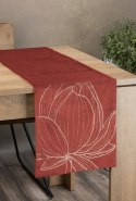 Tischdecke BLINK 12 orange 35x140 orange Velvet Samt