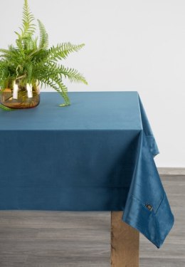 Tischdecke Velvet Samt dunkelblau 145x260 marine