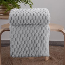 Wohndecke Kuscheldecke Decke MICROFASER Sofadecke Tagesdecke CINDY6 200X220 silber