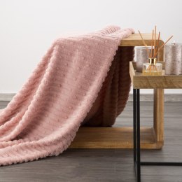 Wohndecke Kuscheldecke Gemusterte Sofadecke Tagesdecke Couchdecke Decke LISA rosa 70x160 cm rosa