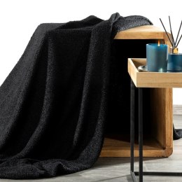 Kuscheliger Überwurf, wärmende Decke, weiche Sofadecke Boucle-Imitation schwarz 150x200 cm schwarz