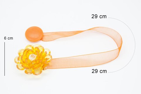 M 65 orange Blumen x2