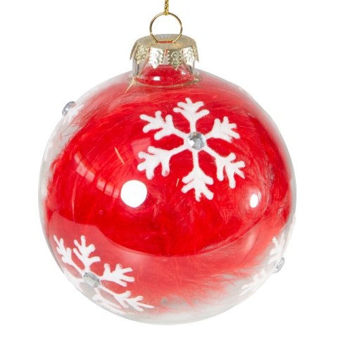 Christbaumschmuck Glas 115 8CM rot B