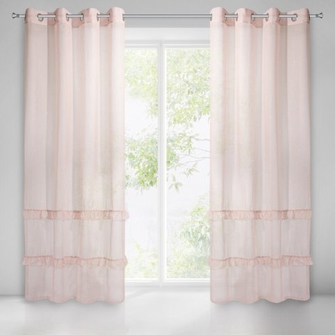 Gardine ARIANA rosa 140X250 Ösen