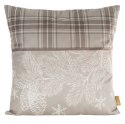 Weihnachten HOLLY Kissenbezug 03 60x60 beige