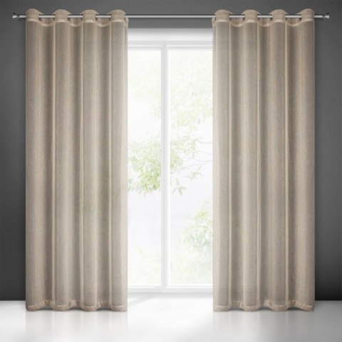 Vorhang ADELA beige 140X250 Ösen