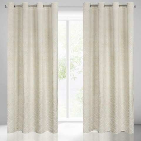 Vorhang ARETA creme 140X250 Ösen