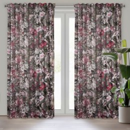 Vorhang GLORY ZI+rosa 140X270 Kräuselband SZEL