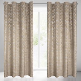 Vorhang LAURA beige+ZŁ 140X250 Ösen