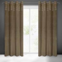 Vorhang LIZA beige+ZŁ 140X250 Ösen