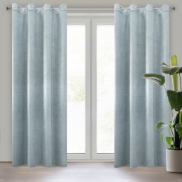 Vorhang MABEL blau 140X250 Ösen