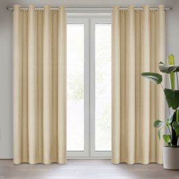 Vorhang RITA beige 140x250 Ösen