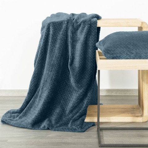 Wohndecke Kuscheldecke Decke MICROFASER Sofadecke Tagesdecke CINDY3 170X210 blau