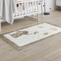 Teppich BABY1 D5 80X150 beige+rosa