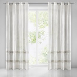 Gardine ANNE weiß beige 140X270 PRZE