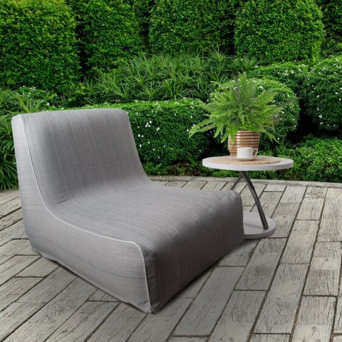 FOTEL GARDEN silber 70X90X70