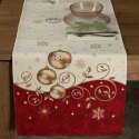 SZE Tischdecke 670 Weihnachten 45X140 -5% rot