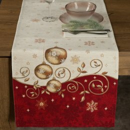 SZE Tischdecke 670 Weihnachten 45X140 -5% rot