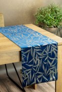 Tischdecke BLINK 15 dunkelblau 35X180 dunkelblau Velvet Samt