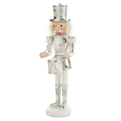 Weihnachten Figur 79 weiß 25CM weiß silber