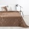 Steppdecke LUIZ 6 170x210 cm dunkelbeige gold