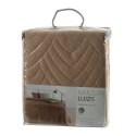 Steppdecke LUIZ 6 170x210 cm dunkelbeige gold