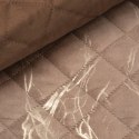 Steppdecke LUIZ 6 170x210 cm dunkelbeige gold