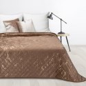 Steppdecke LUIZ 6 200x220 cm dunkelbeige gold