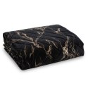 Steppdecke LUIZ 6 200x220 cm schwarz gold