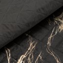 Steppdecke LUIZ 6 200x220 cm schwarz gold