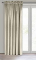 Samtvorhang Velours Vorhänge zum Wohnzimmer Prachtvoll Elegant beige 135x300 cm Kräuselband