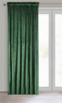 Samtvorhang Velours Vorhänge zum Wohnzimmer Prachtvoll Elegant grün 135x300 cm Kräuselband