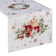 Gobelin Tischdecke 1270 Weihnachten 40X100 -5% gold