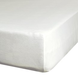 Einfarbiges Betttuch creme 100x200 30