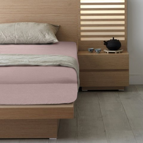 Einfarbiges Betttuch creme 100x200 30