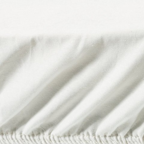 Einfarbiges Betttuch creme 140x200 25