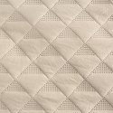 Tagesdecke Decke mit Rüschen Romantische Decke VANESA beige 170x210 cm beige