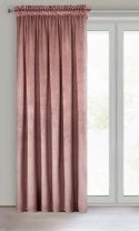 Samtvorhang Velours Vorhänge zum Wohnzimmer Prachtvoll Elegant dunkelrosa 140x270 cm Kräuselband