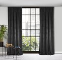 Samtvorhang Velours Vorhänge zum Wohnzimmer Prachtvoll Elegant schwarz 135x270 T