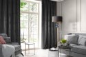 Samtvorhang Velours Vorhänge zum Wohnzimmer Prachtvoll Elegant schwarz 135x270 T