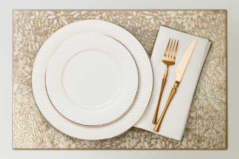 Tischset MELANIE silber 30x45 x6 SR