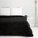 Wohndecke CARO, Design91, Karierte Kuscheldecke ideales Geschenk Weiche, warme Decke 150x200 cm schwarz