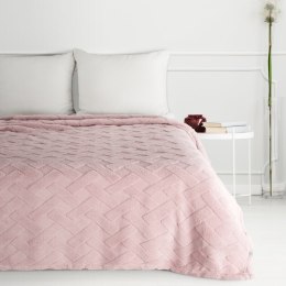 Wohndecke CARO, Design91, Karierte Kuscheldecke ideales Geschenk Weiche, warme Decke 150x200 cm rosa