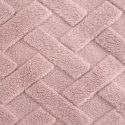 Wohndecke CARO, Design91, Karierte Kuscheldecke ideales Geschenk Weiche, warme Decke 150x200 cm rosa