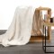 Wohndecke CARO, Design91, Karierte Kuscheldecke ideales Geschenk Weiche, warme Decke 70x160 cm creme