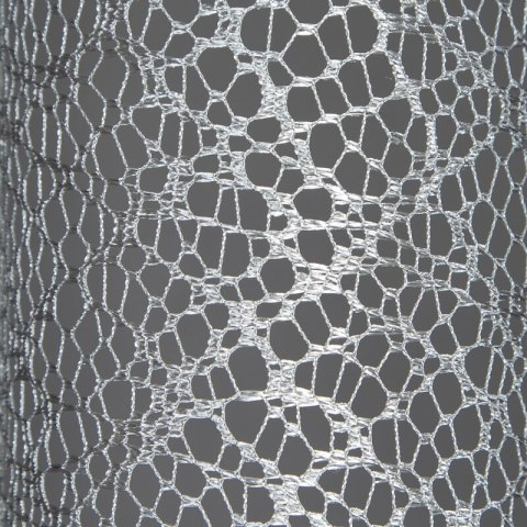 Gardine AMANDA silber 140x250 Ösen