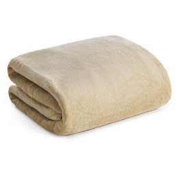 Wohndecke TEDY Teddy-Fleece kuschelige Sofadecke Sesselschoner Extra weich hellbeige 170x210 cm hellbeige