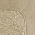 Wohndecke TEDY Teddy-Fleece kuschelige Sofadecke Sesselschoner Extra weich hellbeige 170x210 cm hellbeige